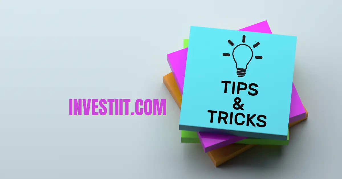 Investiit.com Tips